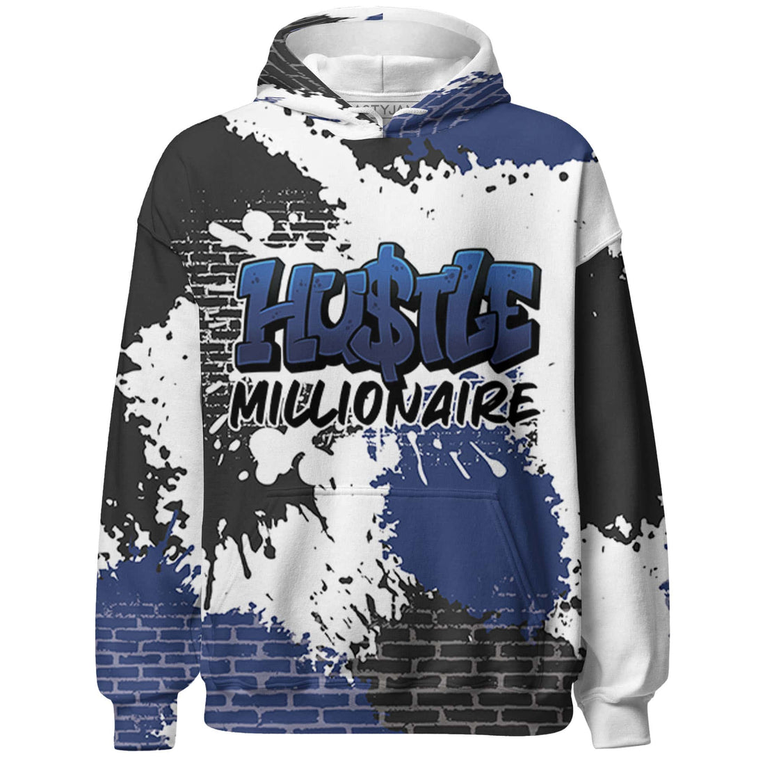 Midnight-Navy-5s-Hoodie-Match-Hustle-Millionaire-3D