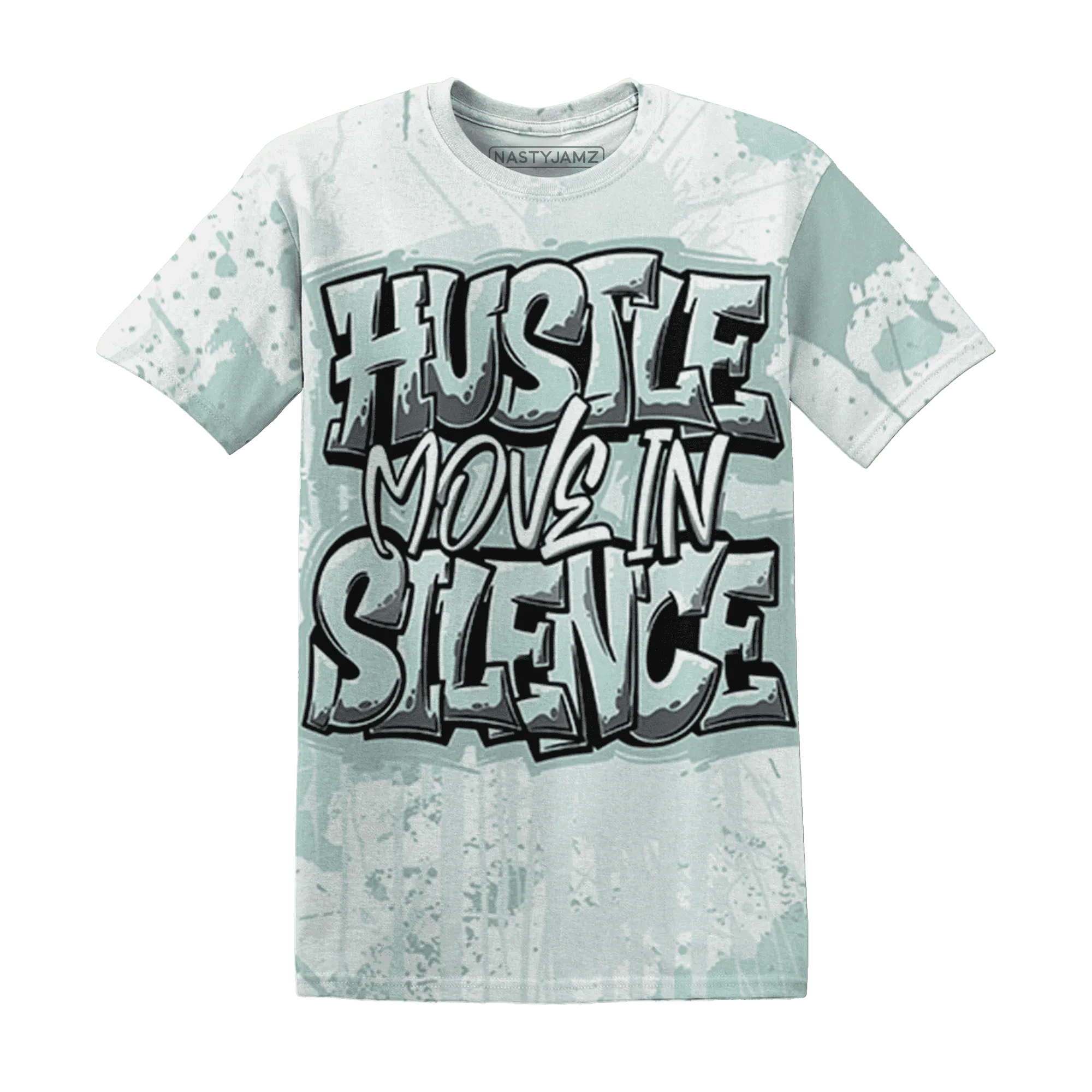 AF-1-Low-Jade-Ice-White-T-Shirt-Match-Hustle-Move-In-Silence-3D