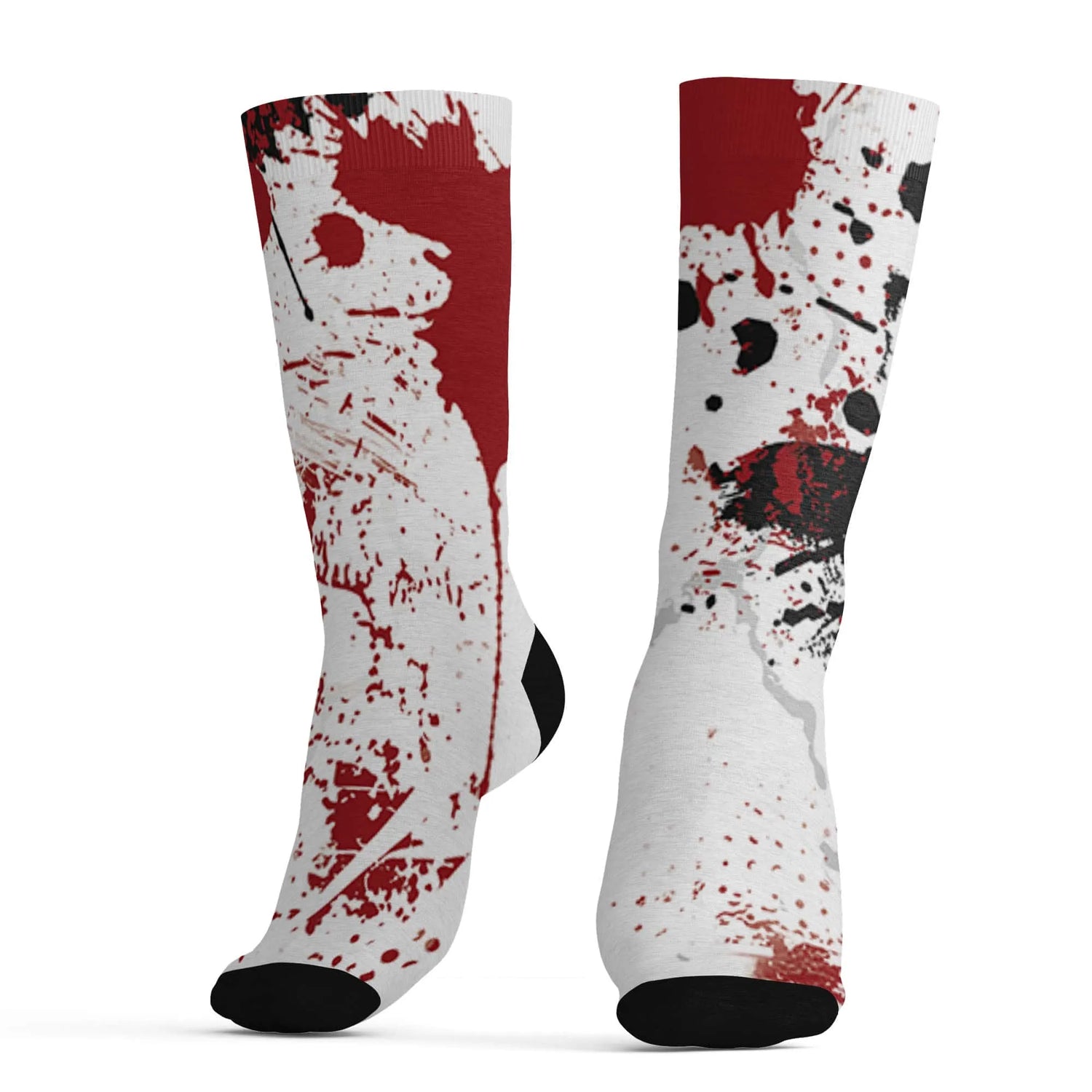 Retro-Red-Taxi-12s-Socks-Match-Hustle-Move-In-Silence-3D
