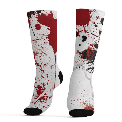 Retro-Red-Taxi-12s-Socks-Match-Hustle-Move-In-Silence-3D