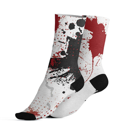 Retro-Red-Taxi-12s-Socks-Match-Hustle-Move-In-Silence-3D