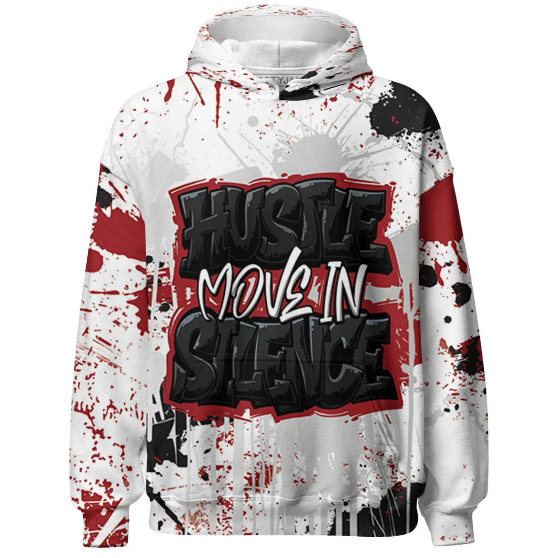 Retro-Red-Taxi-12s-Hoodie-Match-Hustle-Move-In-Silence-3D