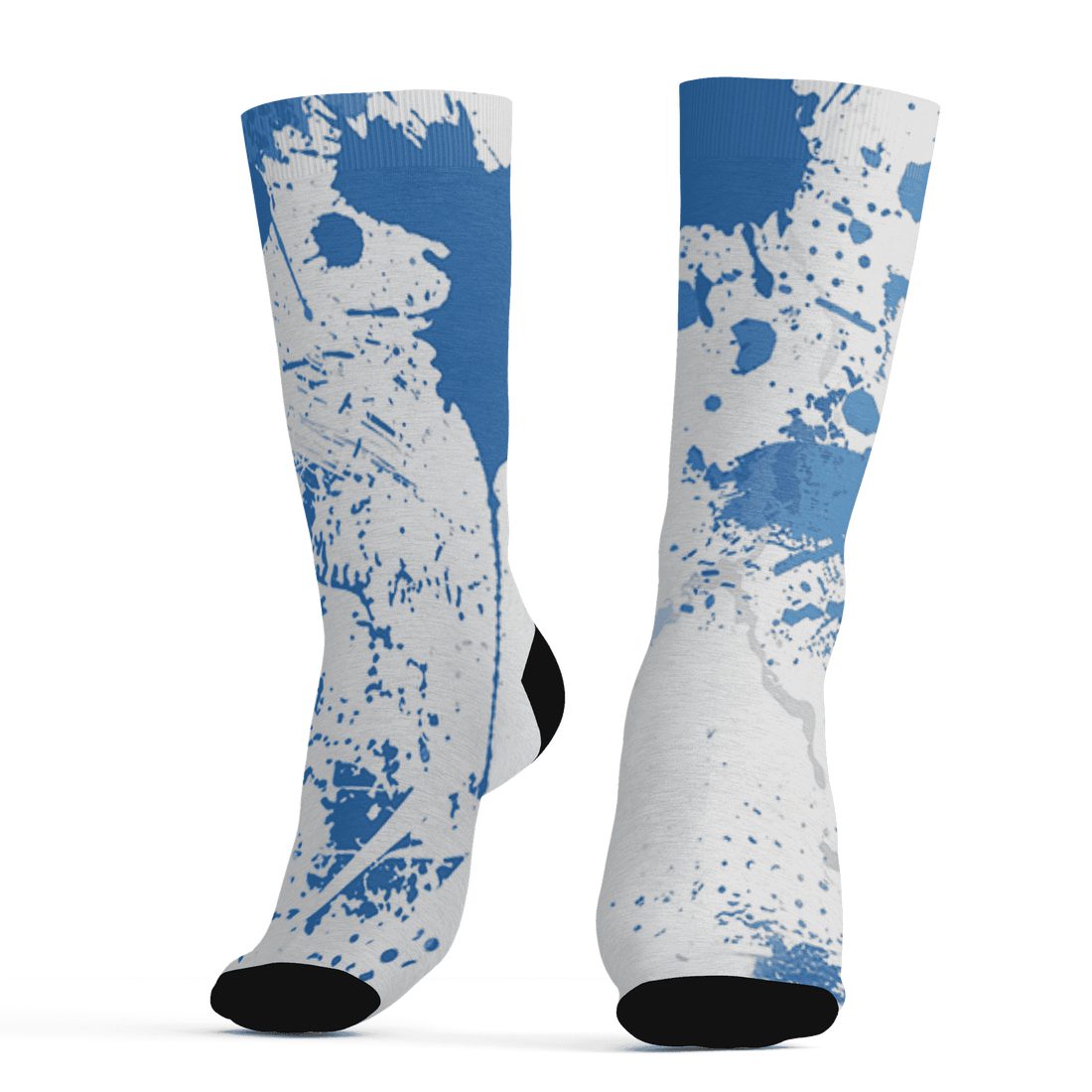 Carolina-Blue-Univercitii-17s-Socks-Match-Hustle-Move-In-Silence-3D