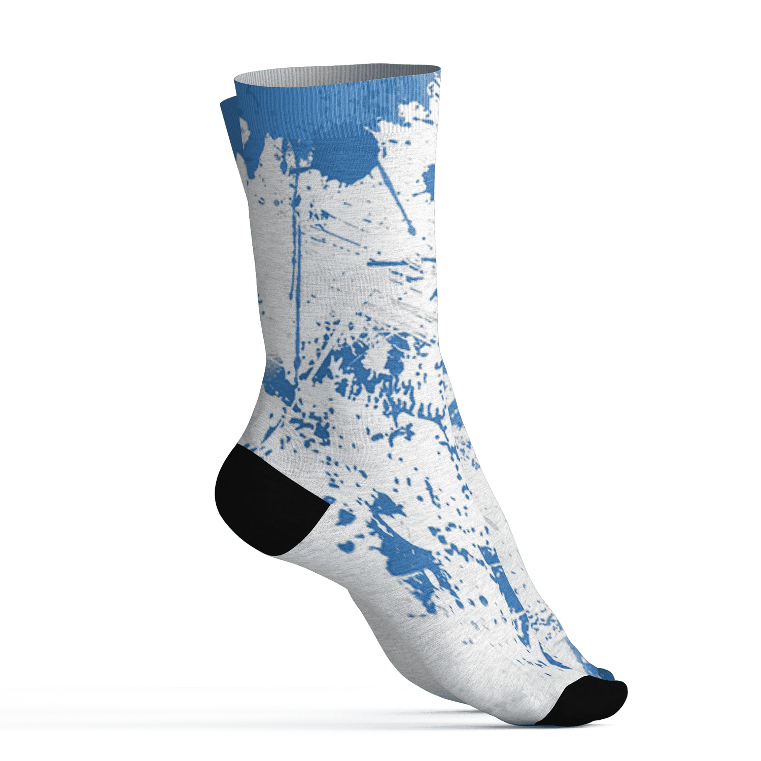 Carolina-Blue-Univercitii-17s-Socks-Match-Hustle-Move-In-Silence-3D