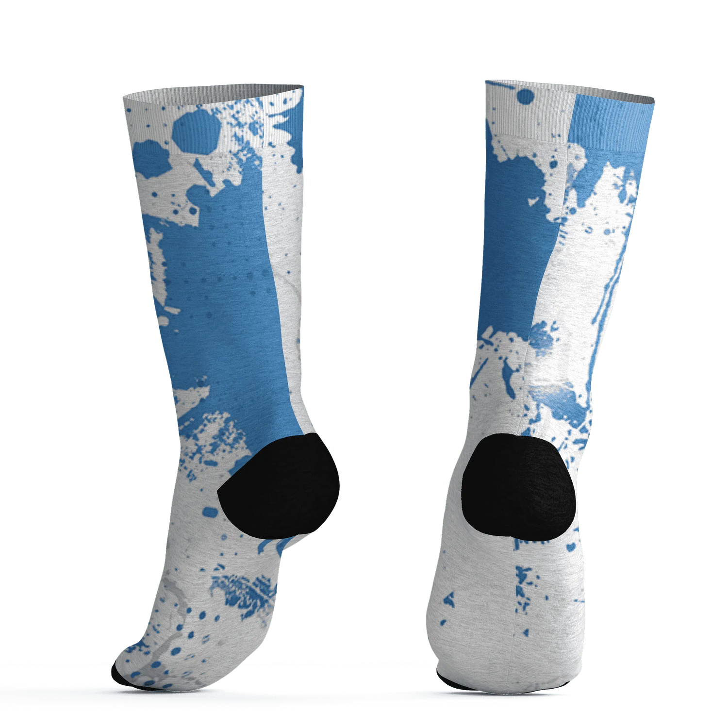 Carolina-Blue-Univercitii-17s-Socks-Match-Hustle-Move-In-Silence-3D
