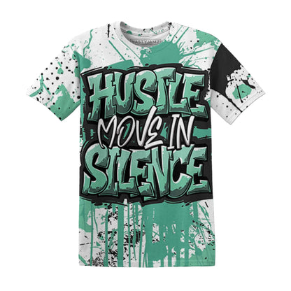 High-OG-Green-Glow-1s-T-Shirt-Match-Hustle-Move-In-Silence-3D