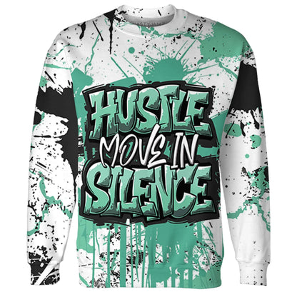 High-OG-Green-Glow-1s-Sweatshirt-Match-Hustle-Move-In-Silence-3D
