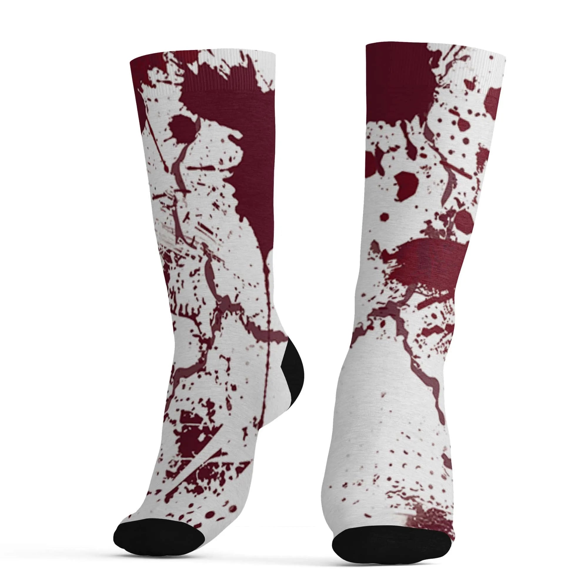 High-White-Team-Red-1s-Socks-Match-Hustle-Move-In-Silence-3D