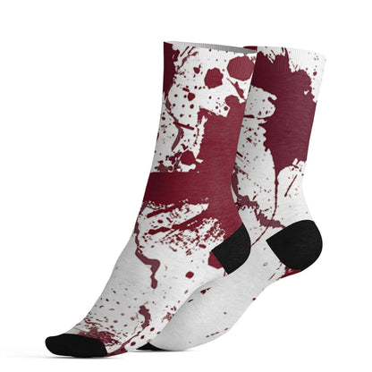High-White-Team-Red-1s-Socks-Match-Hustle-Move-In-Silence-3D