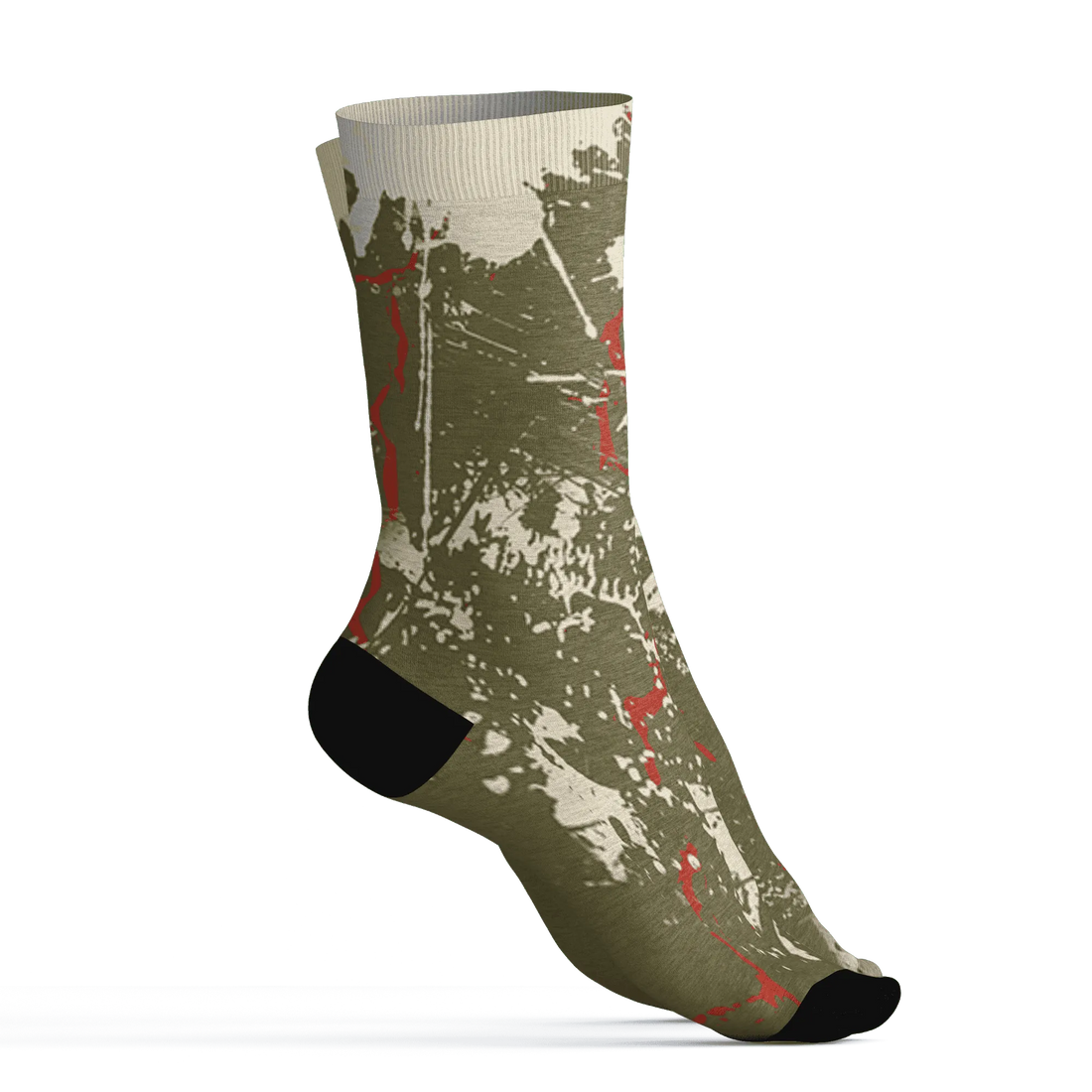 Medium-Olive-1s-Socks-Match-Hustle-Move-In-Silence-3D