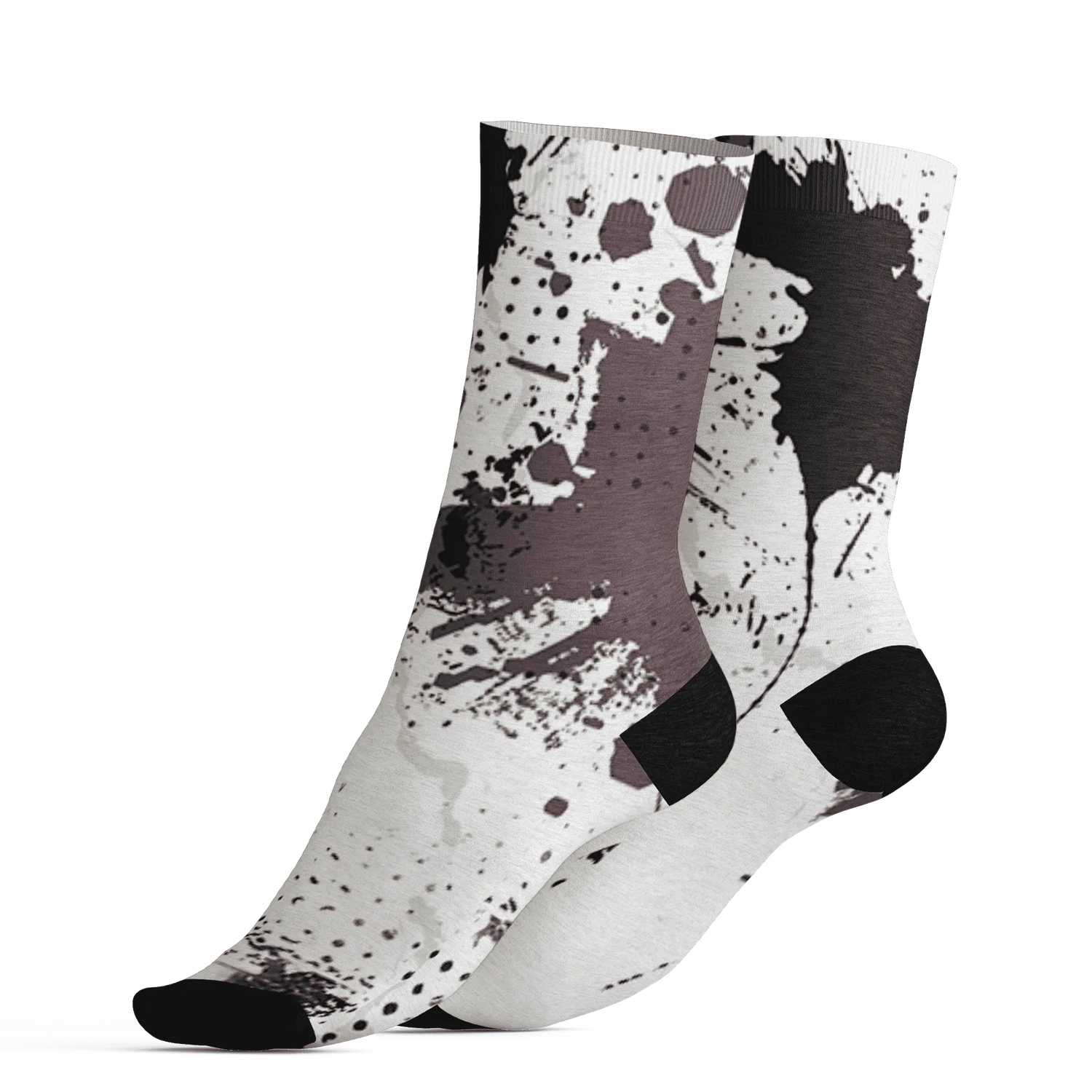 Burgundy-Crush-3s-Socks-Match-Hustle-Move-In-Silence-3D