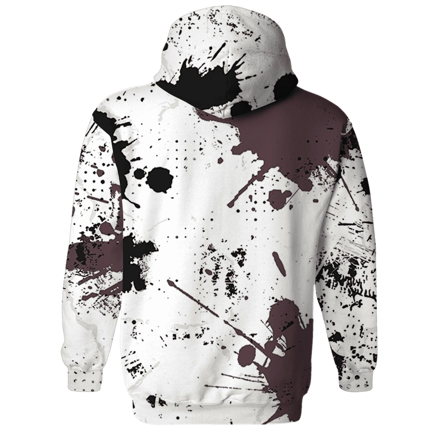 Burgundy-Crush-3s-Hoodie-Match-Hustle-Move-In-Silence-3D