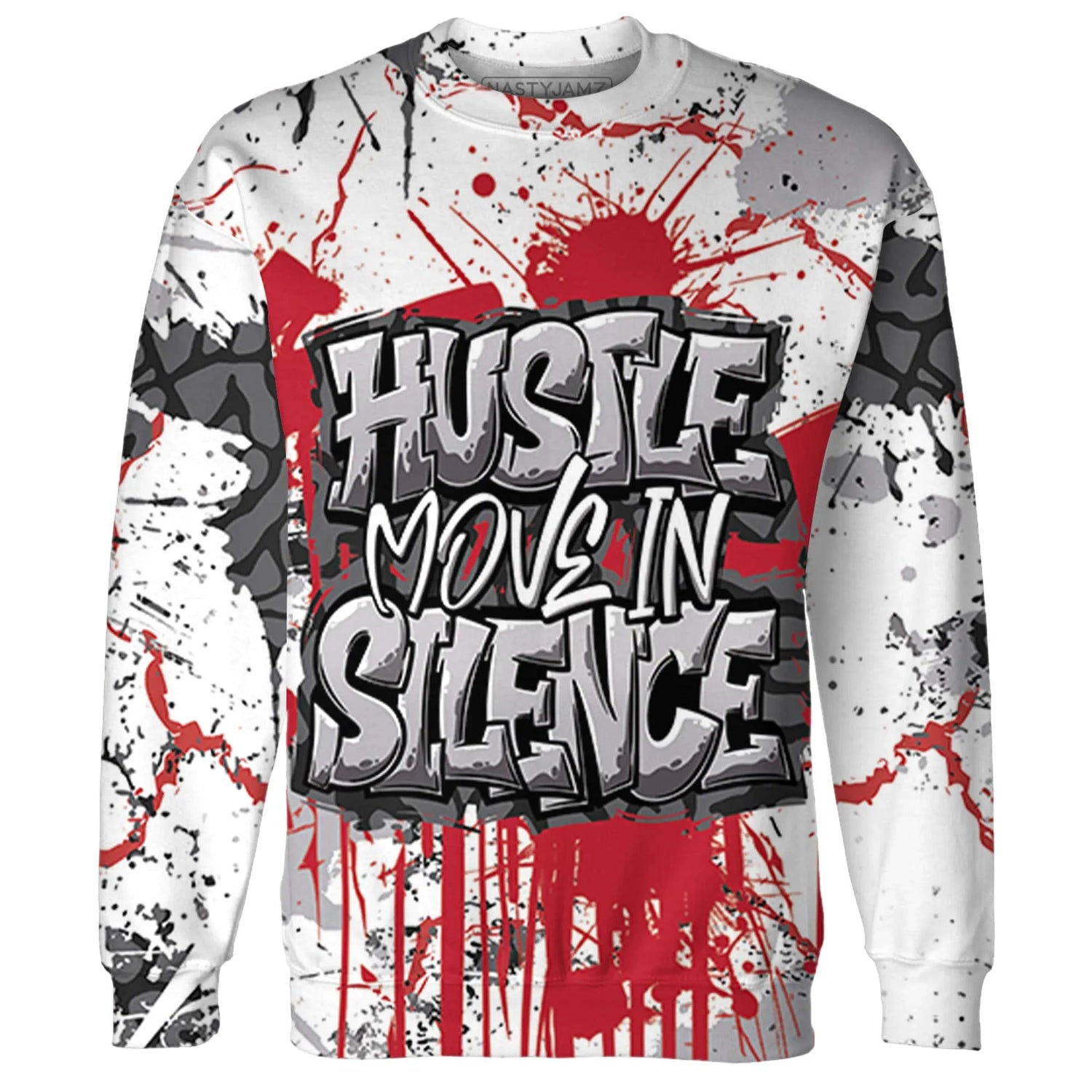 Cement-Grey-3s-Sweatshirt-Match-Hustle-Move-In-Silence-3D