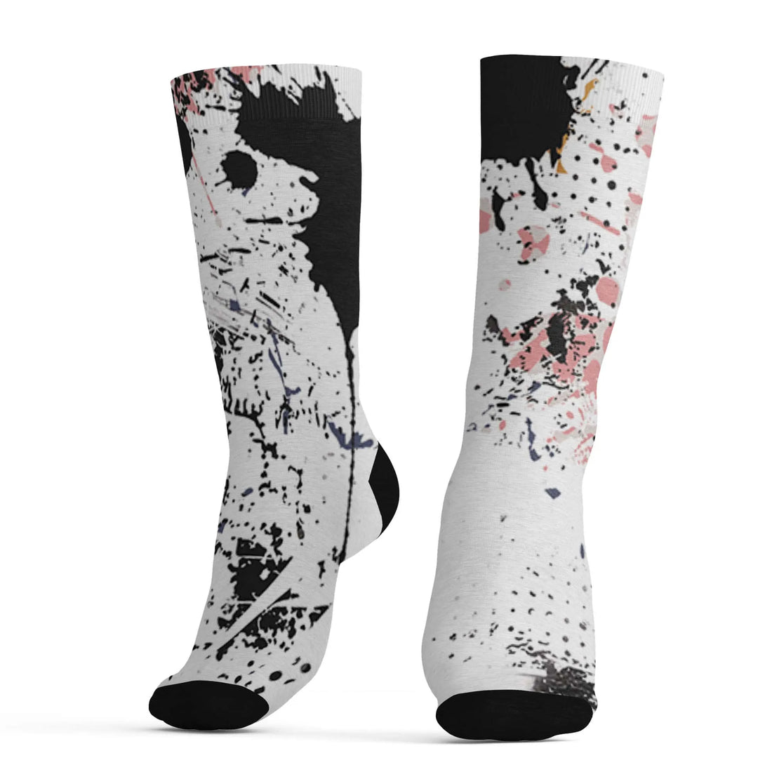 Red-Stardust-3s-Socks-Match-Hustle-Move-In-Silence-3D