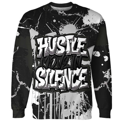 White-Thunder-4s-Sweatshirt-Match-Hustle-Move-In-Silence-3D