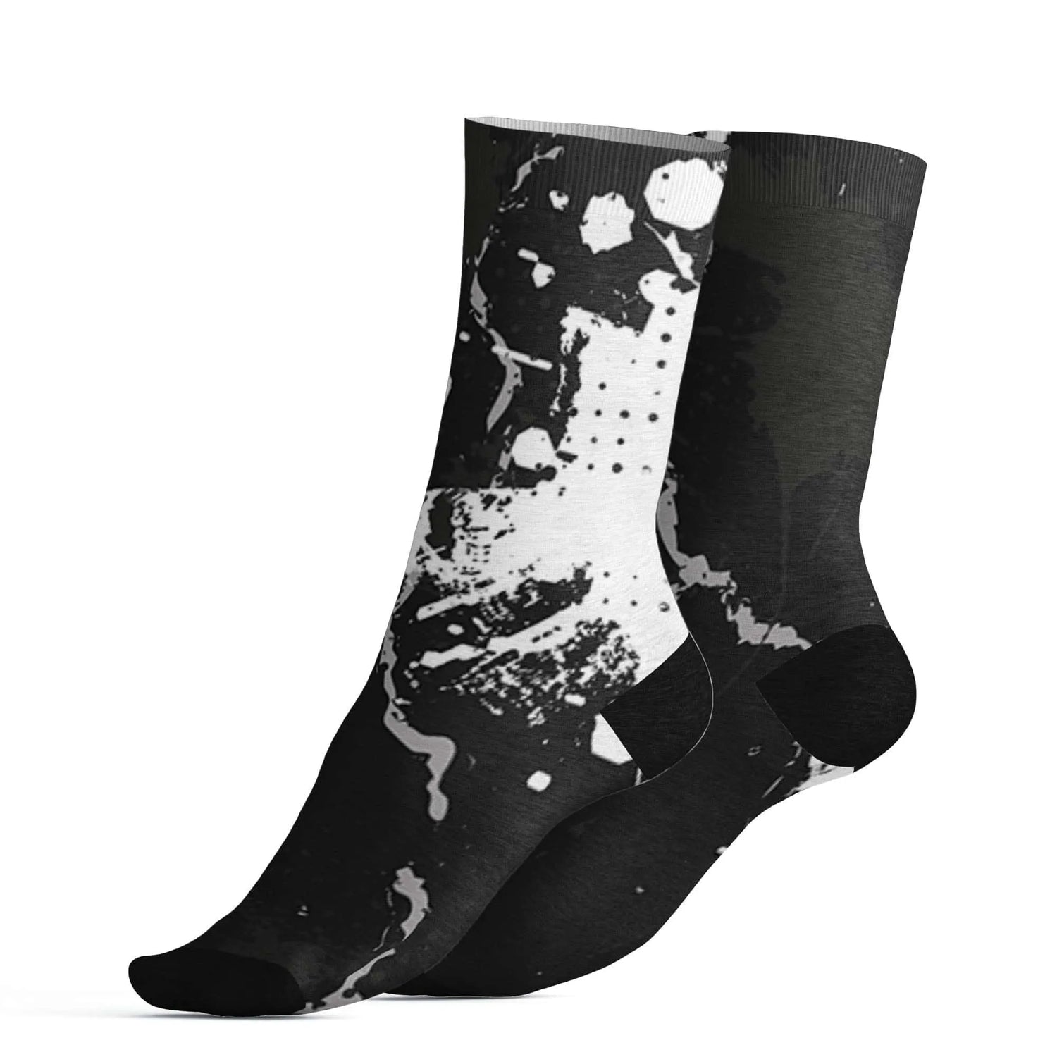 White-Thunder-4s-Socks-Match-Hustle-Move-In-Silence-3D
