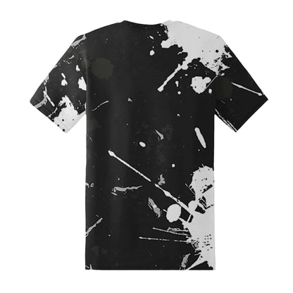 White-Thunder-4s-T-Shirt-Match-Hustle-Move-In-Silence-3D