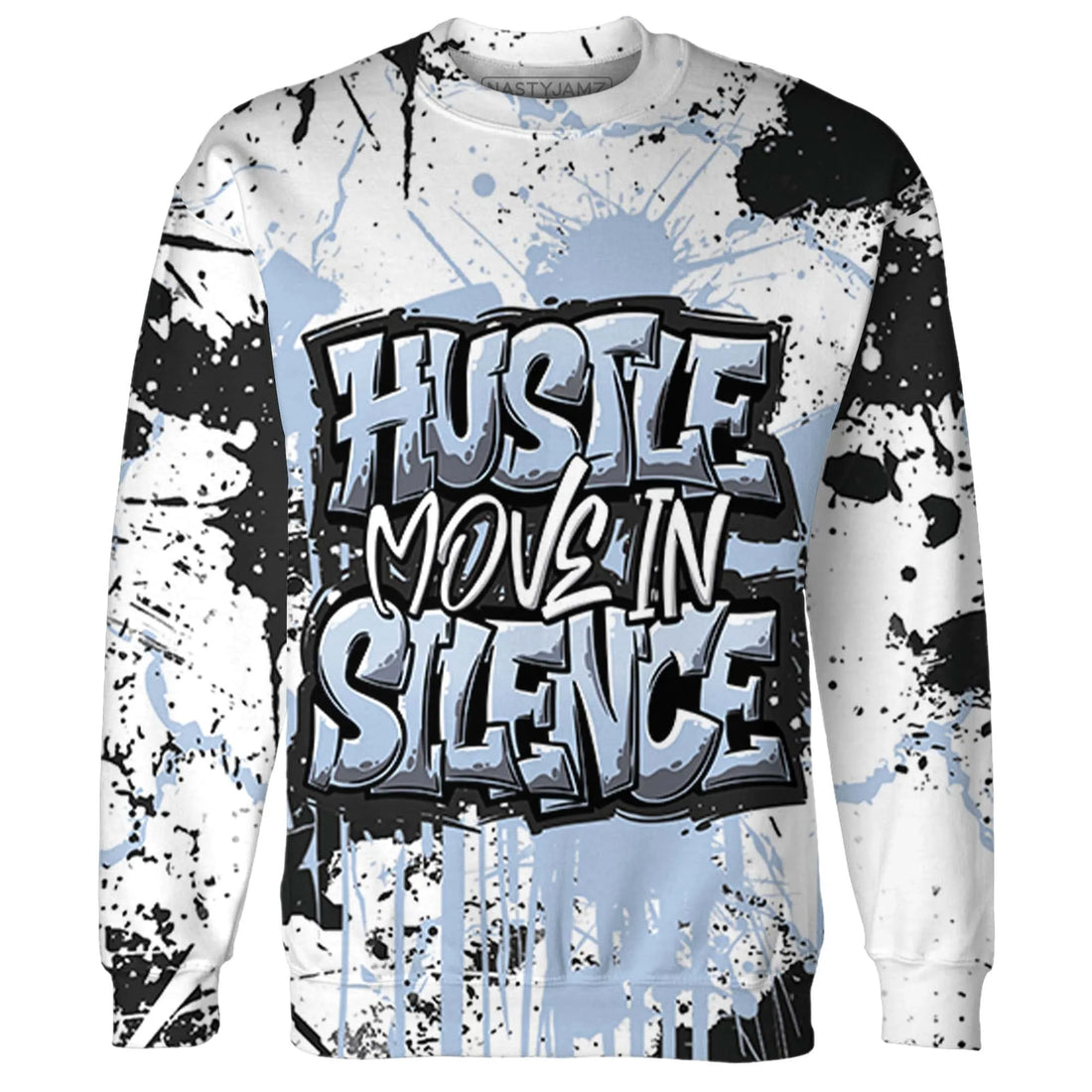 Reverse-Oreo-6s-Sweatshirt-Match-Hustle-Move-In-Silence-3D