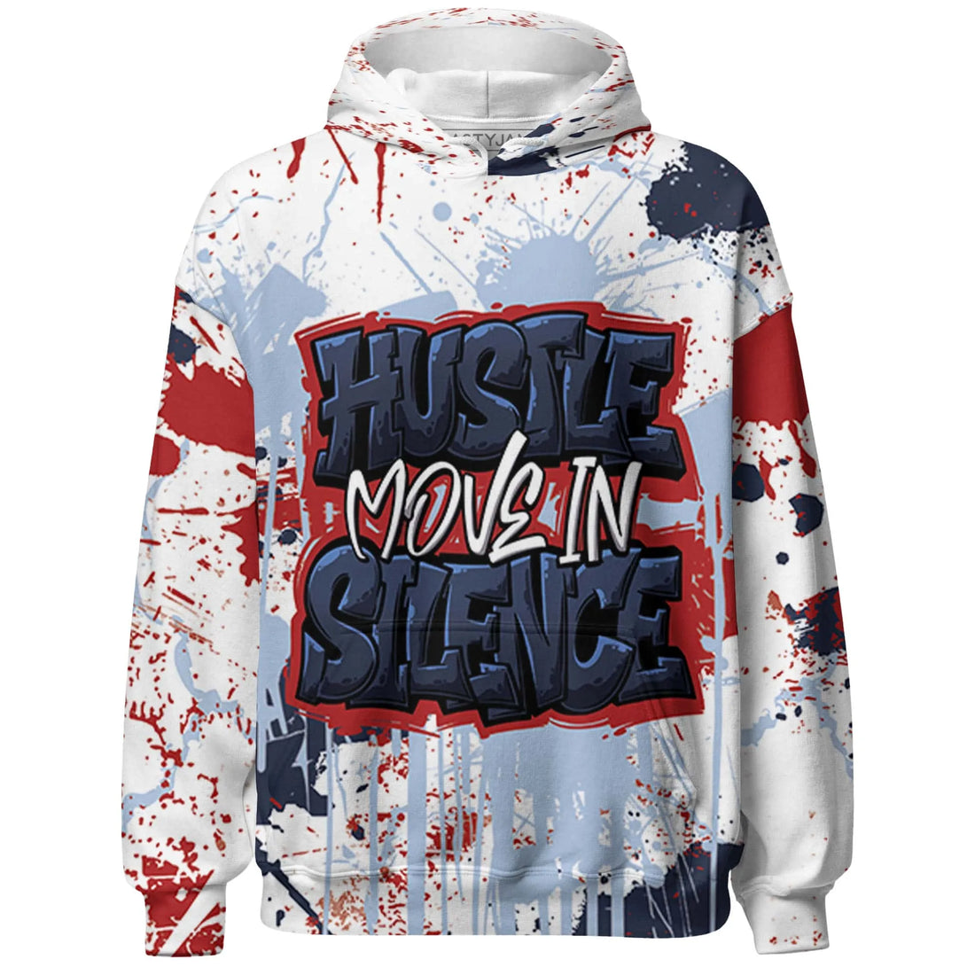 White-Navy-6s-Hoodie-Match-Hustle-Move-In-Silence-3D