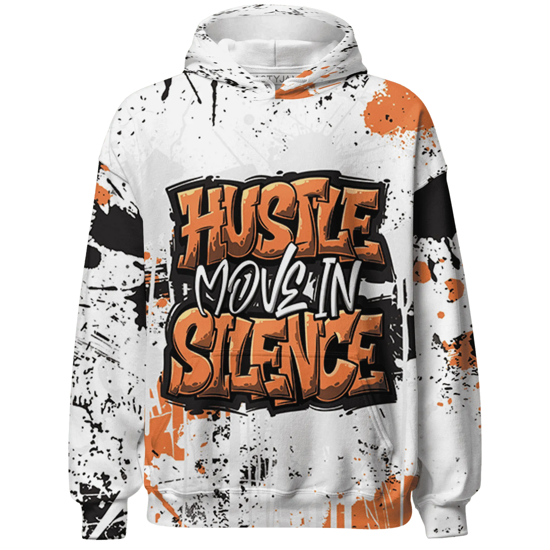 AM-TW-White-Orange-Hoodie-Match-Hustle-Move-In-Silence-3D