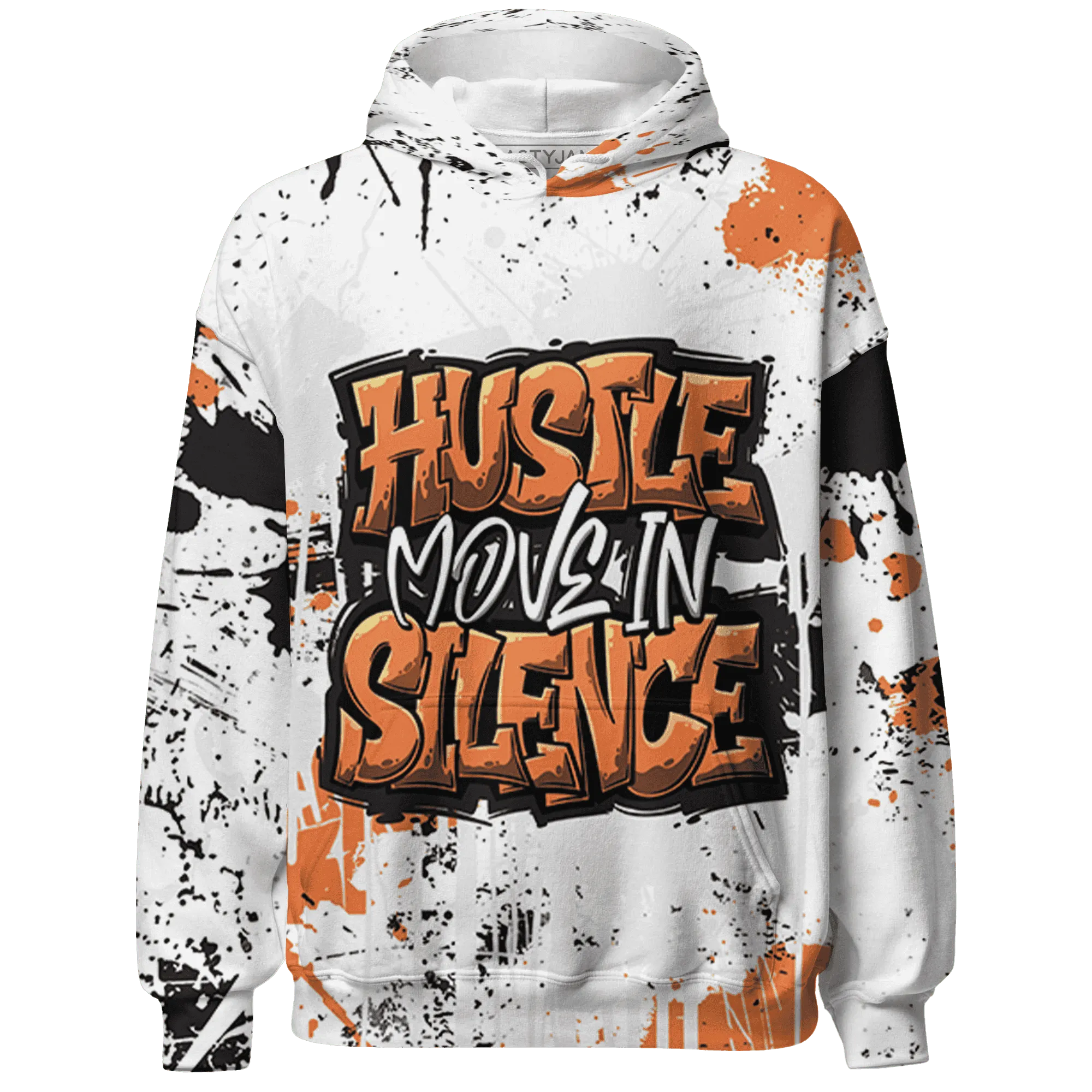 AM-TW-White-Orange-Hoodie-Match-Hustle-Move-In-Silence-3D