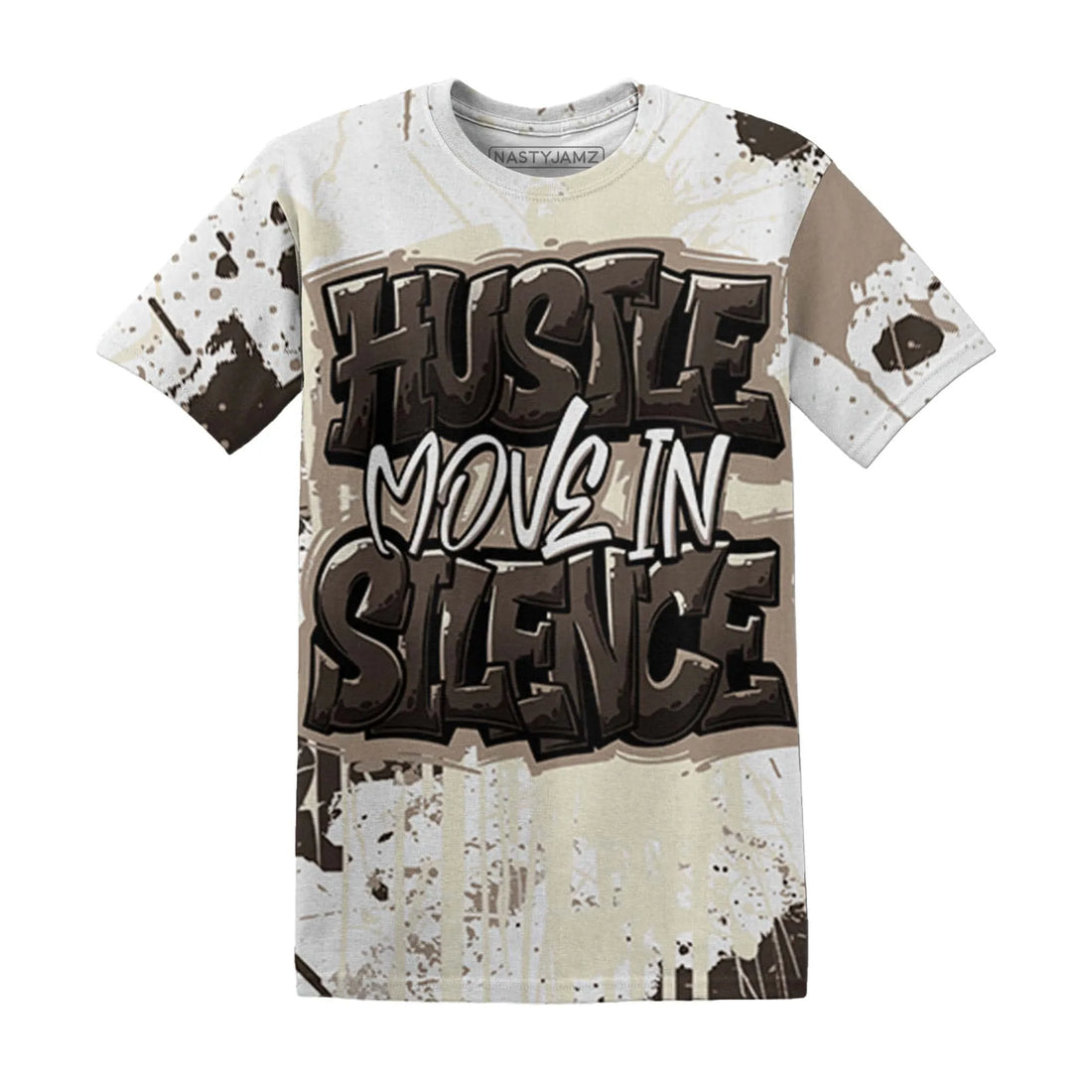 Dunk-Low-Baroque-Brown-T-Shirt-Match-Hustle-Move-In-Silence-3D