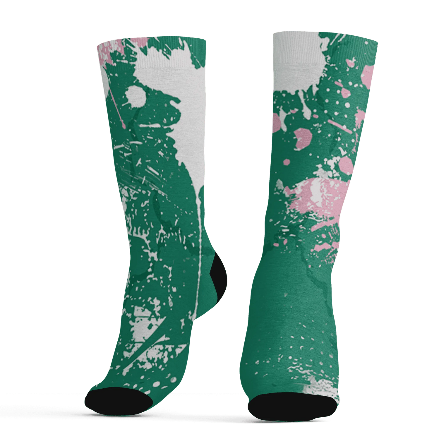 Dunk-Pink-Malachite-Medium-Soft-Low-Sail-Socks-Match-Hustle-Move-In-Silence-3D