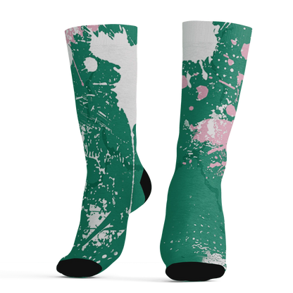 Dunk-Pink-Malachite-Medium-Soft-Low-Sail-Socks-Match-Hustle-Move-In-Silence-3D