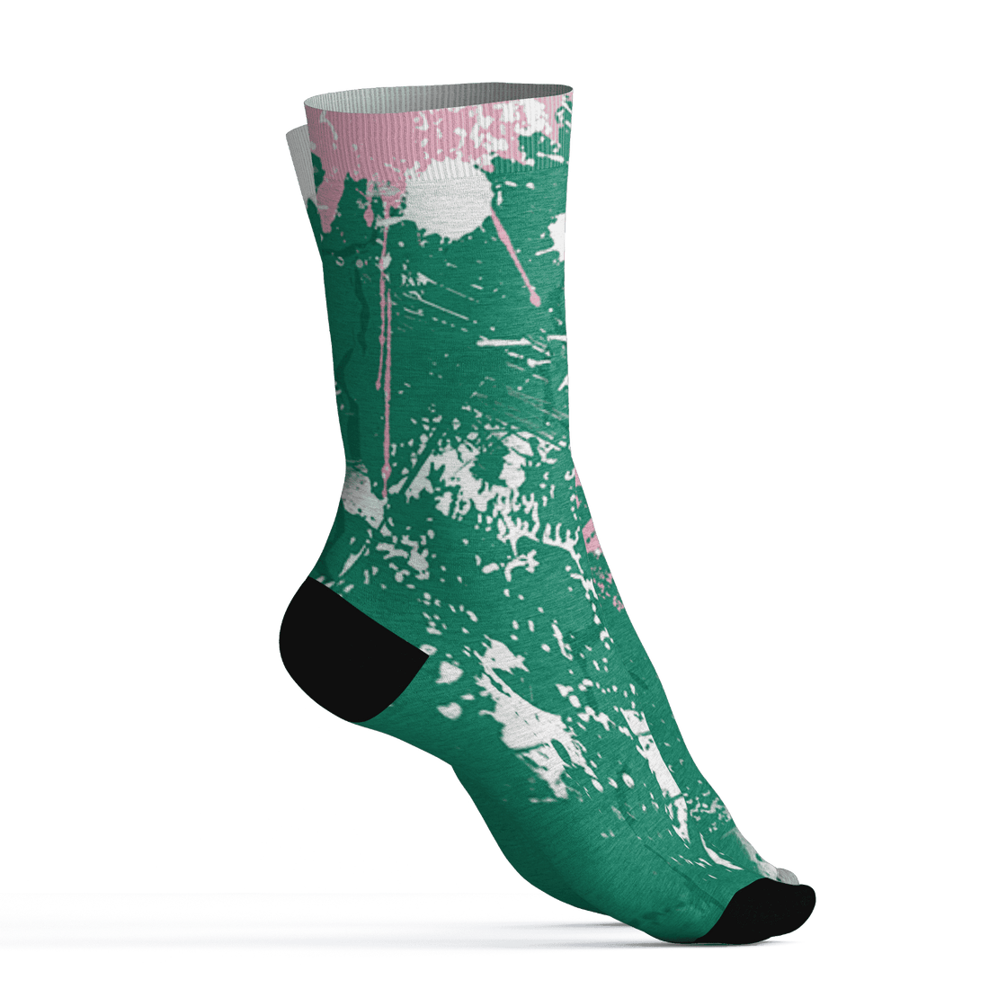 Dunk-Pink-Malachite-Medium-Soft-Low-Sail-Socks-Match-Hustle-Move-In-Silence-3D