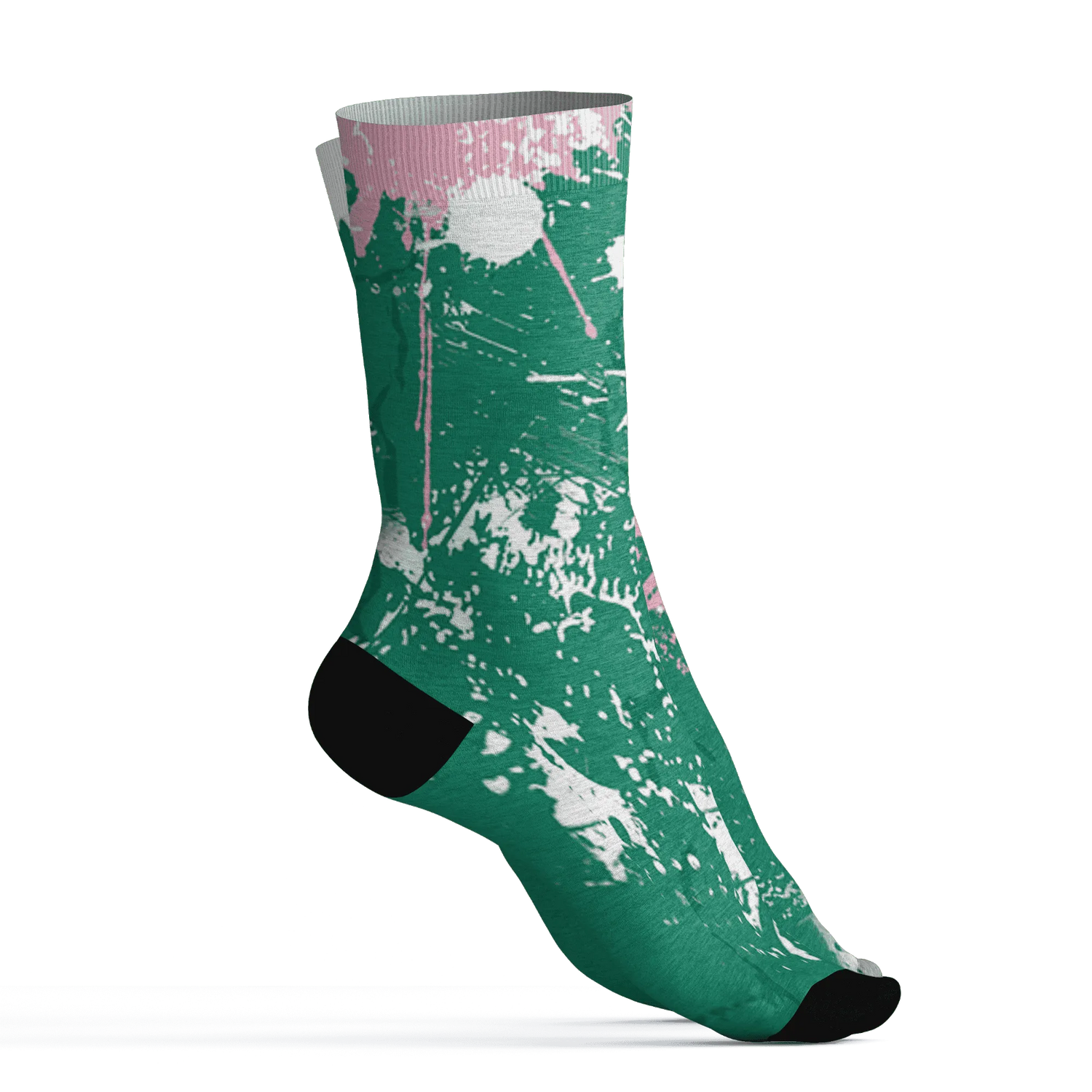 Dunk-Pink-Malachite-Medium-Soft-Low-Sail-Socks-Match-Hustle-Move-In-Silence-3D