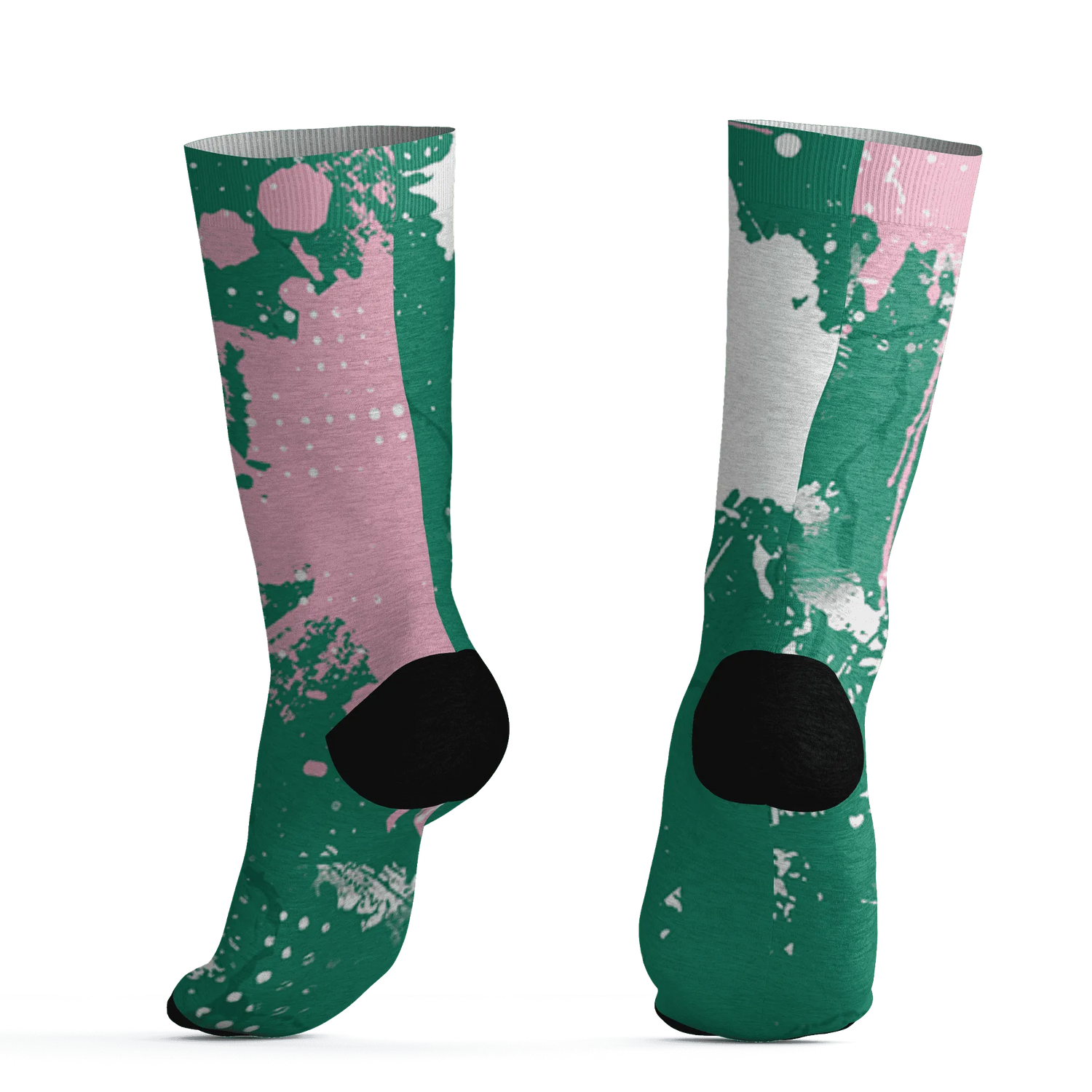 Dunk-Pink-Malachite-Medium-Soft-Low-Sail-Socks-Match-Hustle-Move-In-Silence-3D