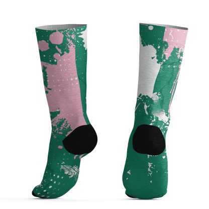 Dunk-Pink-Malachite-Medium-Soft-Low-Sail-Socks-Match-Hustle-Move-In-Silence-3D