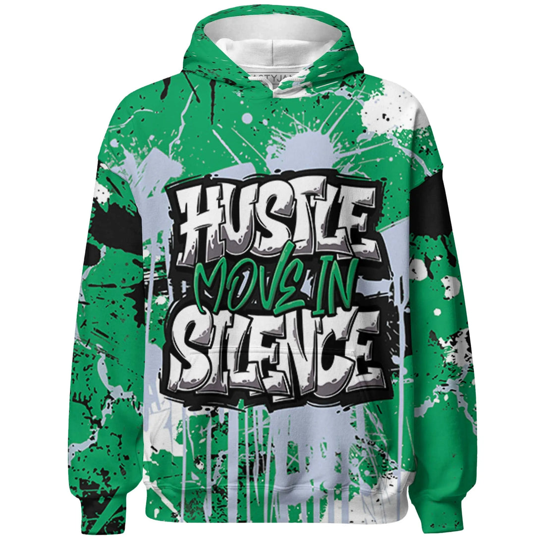 Lucky-Green-5s-Hoodie-Match-Hustle-Move-In-Silence-3D