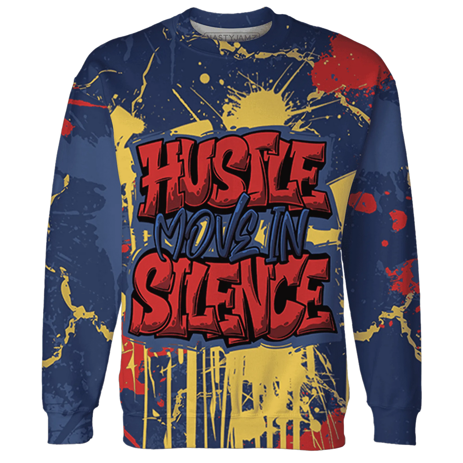 VaporMax-Air-Plus-Midnight-Navy-Gold-Black-Sweatshirt-Match-Hustle-Move-In-Silence-3D
