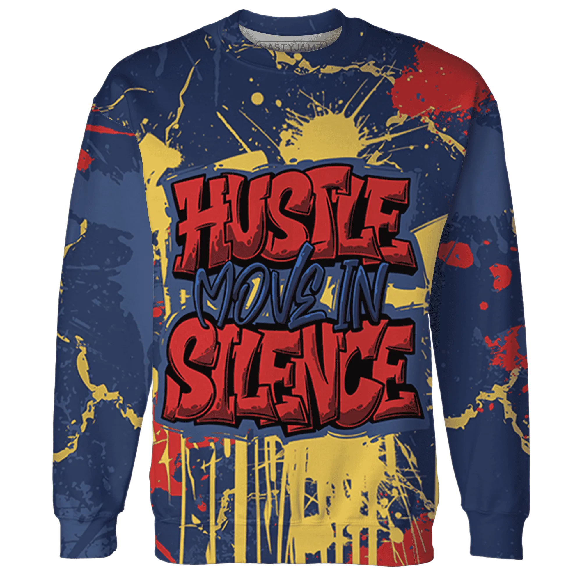 VaporMax-Air-Plus-Midnight-Navy-Gold-Black-Sweatshirt-Match-Hustle-Move-In-Silence-3D