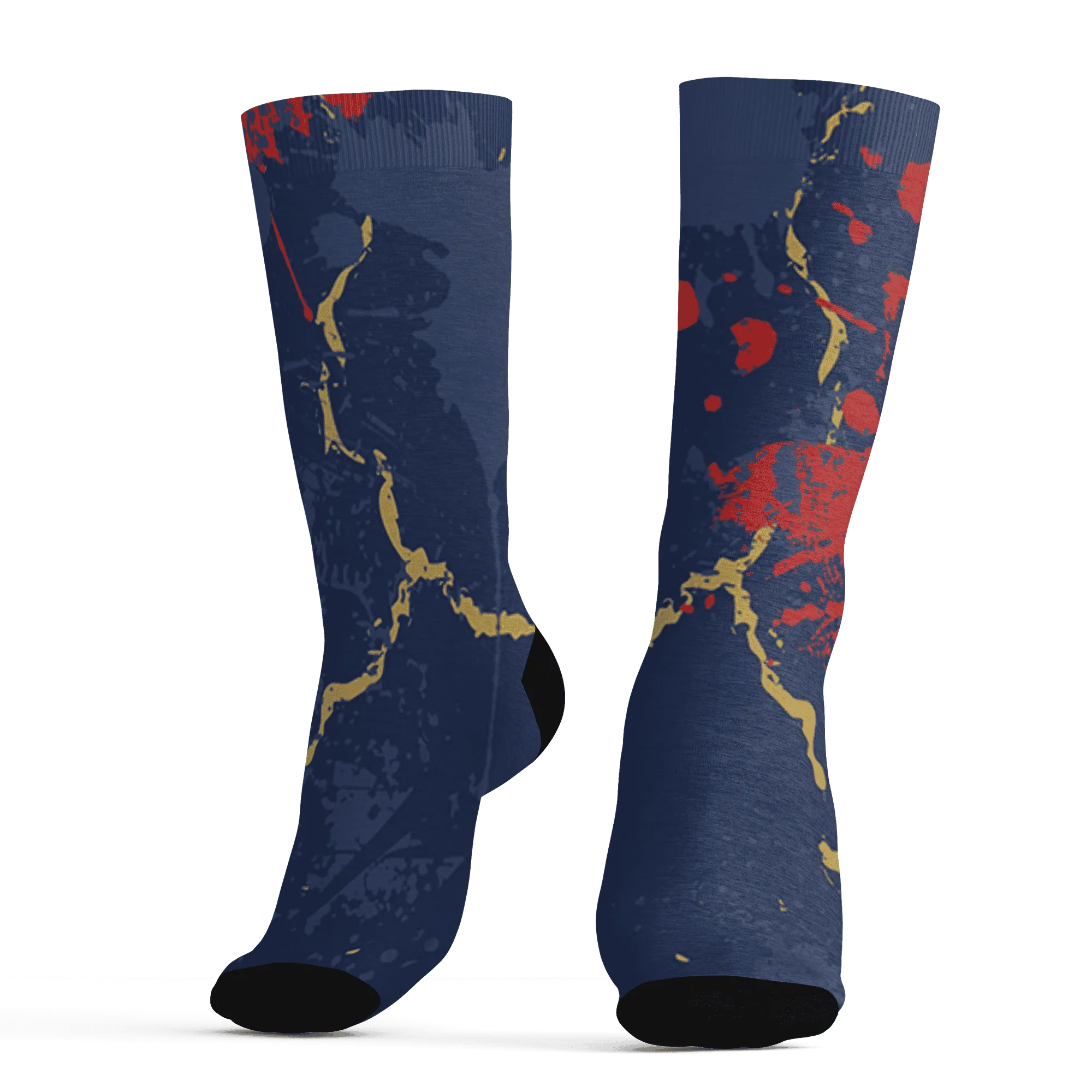 VaporMax-Air-Plus-Midnight-Navy-Gold-Black-Socks-Match-Hustle-Move-In-Silence-3D