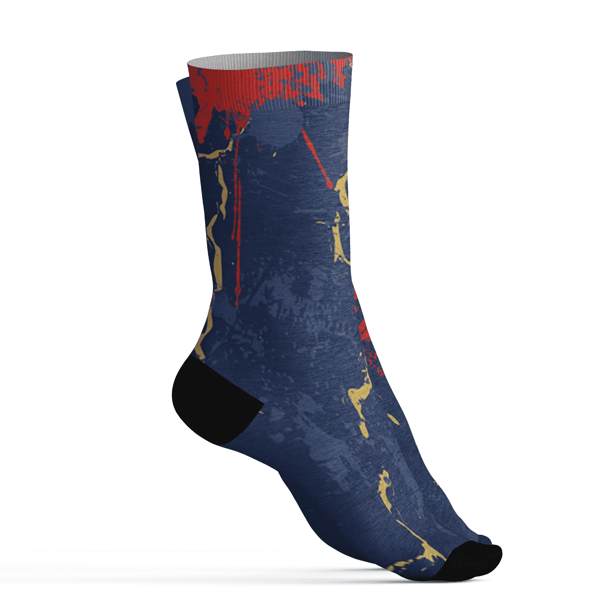 VaporMax-Air-Plus-Midnight-Navy-Gold-Black-Socks-Match-Hustle-Move-In-Silence-3D