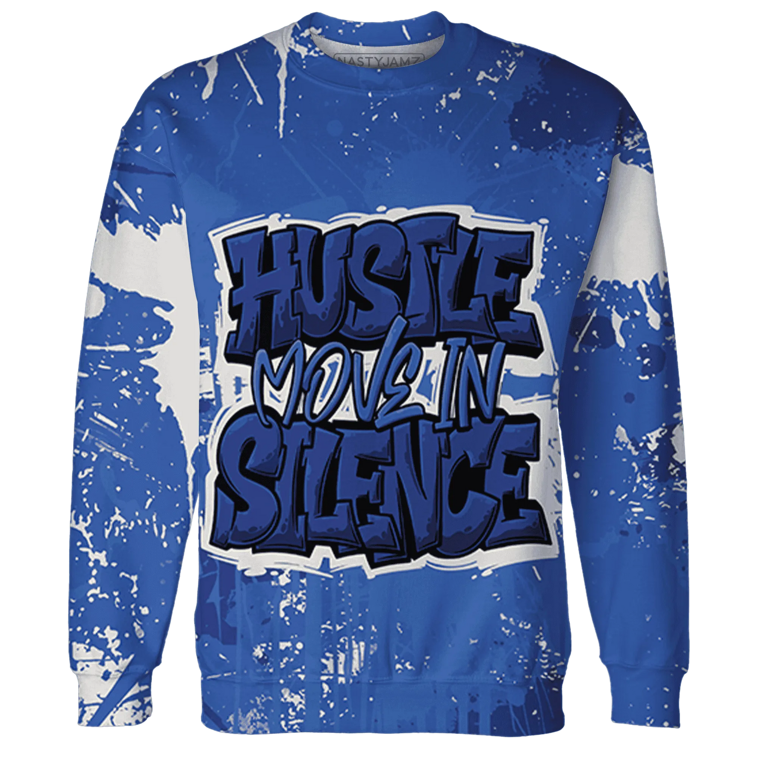 VaporMax-Game-Royal-Blue-Sweatshirt-Match-Hustle-Move-In-Silence-3D