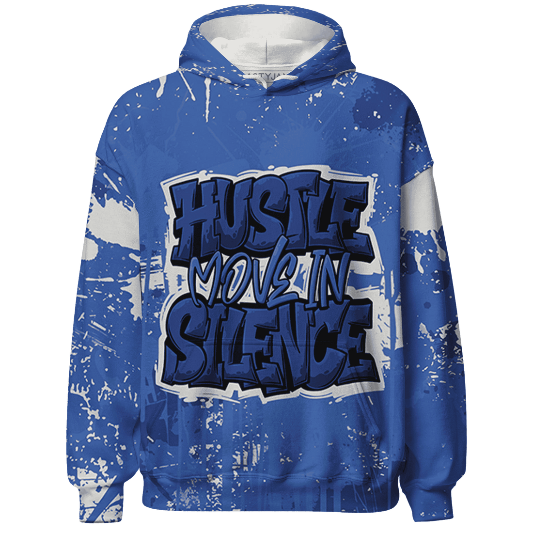 VaporMax-Game-Royal-Blue-Hoodie-Match-Hustle-Move-In-Silence-3D