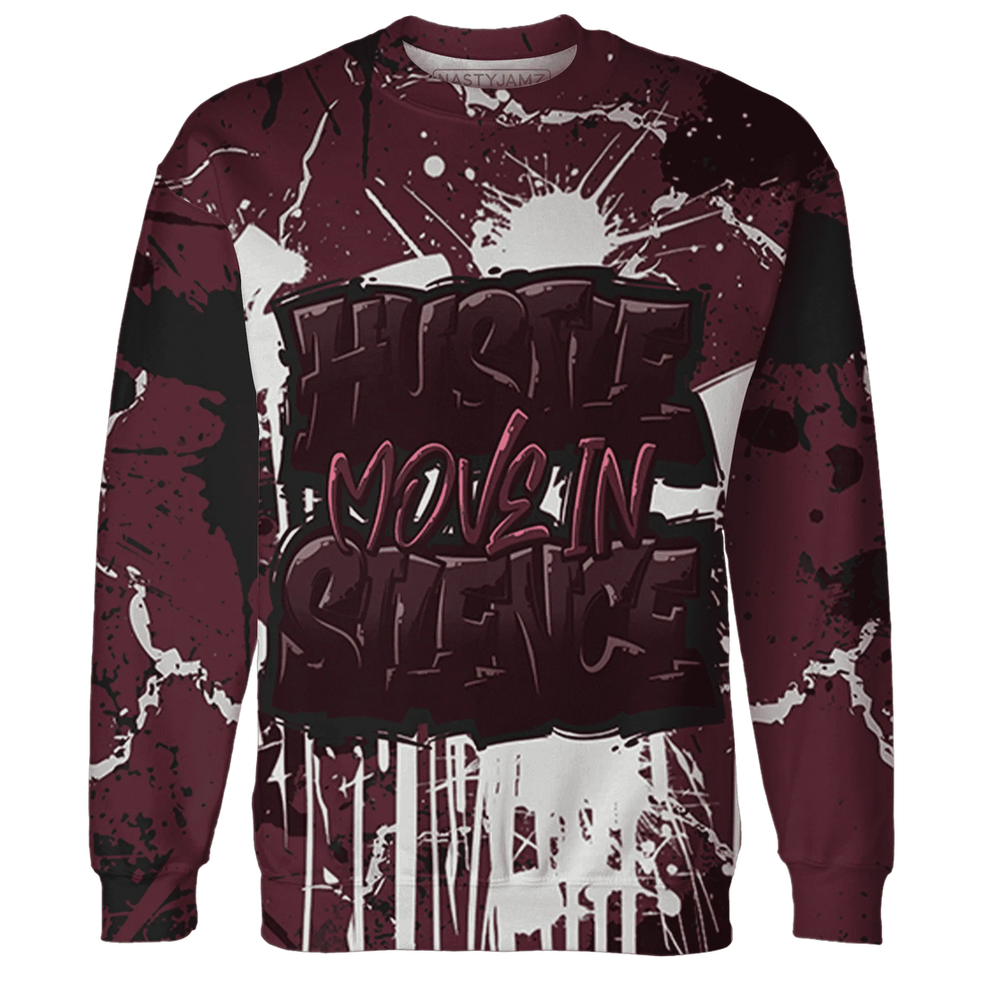 VaporMax-Night-Maron-Burgundy-Sweatshirt-Match-Hustle-Move-In-Silence-3D