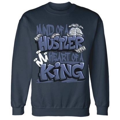Low-Diffused-Blue-11s-Sweatshirt-Match-Hustler-Heart-King