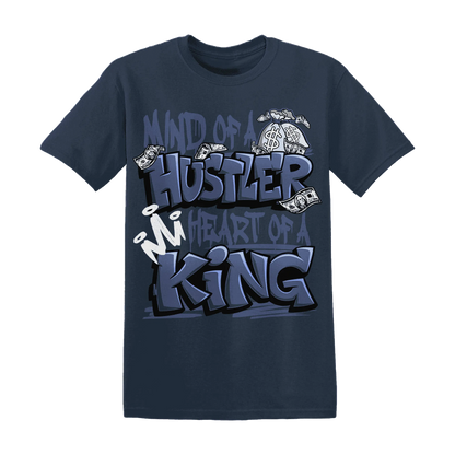 Low-Diffused-Blue-11s-T-Shirt-Match-Hustler-Heart-King