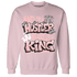 Low Legend Pink 11s Sweatshirt Match Hustler Heart King - NastyJamz