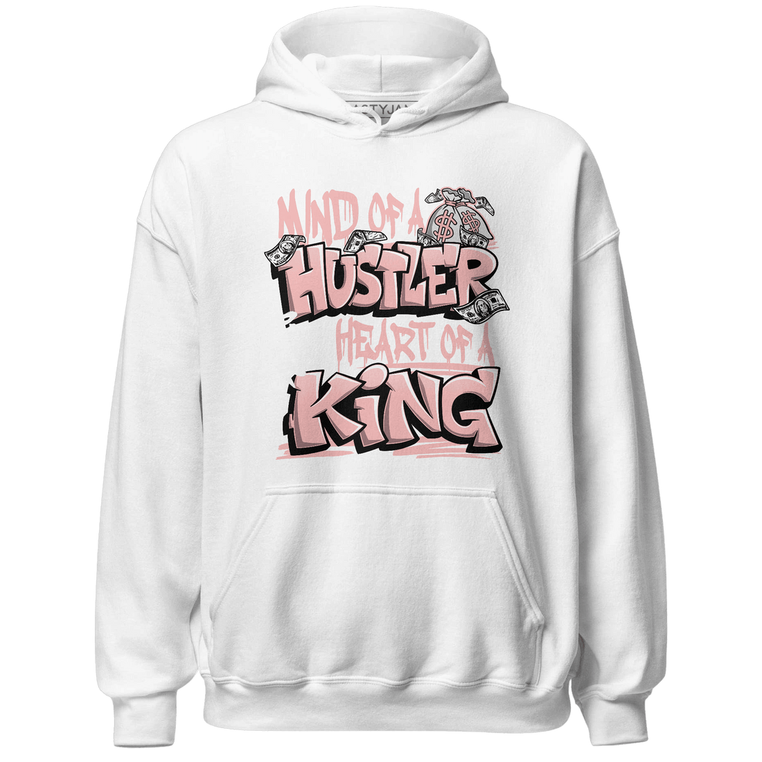 Low Legend Pink 11s Hoodie Match Hustler Heart King - NastyJamz
