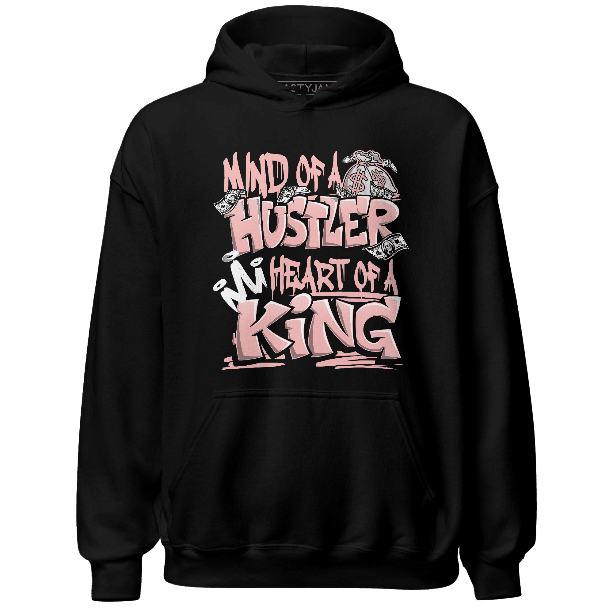 Low Legend Pink 11s Hoodie Match Hustler Heart King - NastyJamz