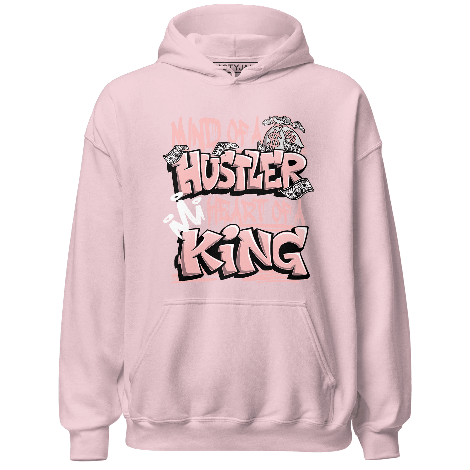Low Legend Pink 11s Hoodie Match Hustler Heart King - NastyJamz