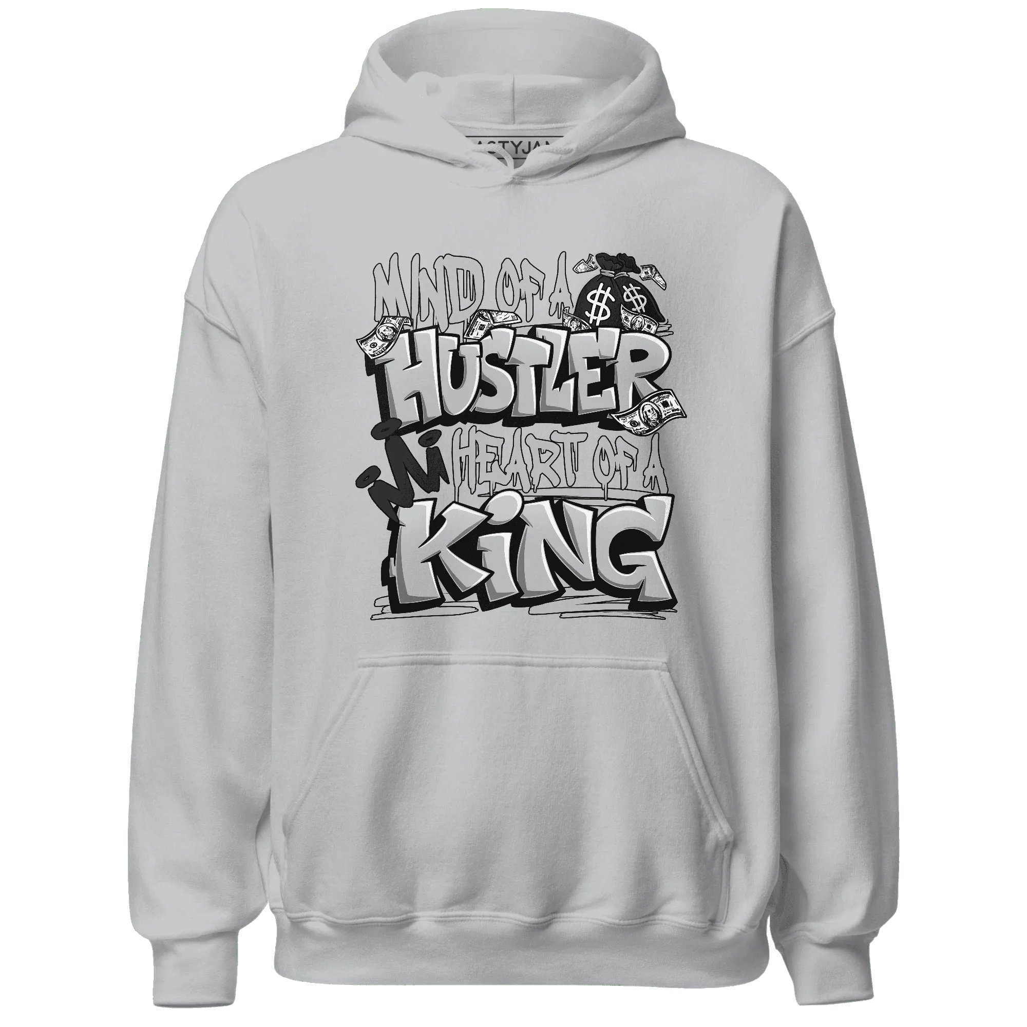 NastyJamz-Wolf-Grey-12s-Hoodie-Match-Hustler-Heart-King
