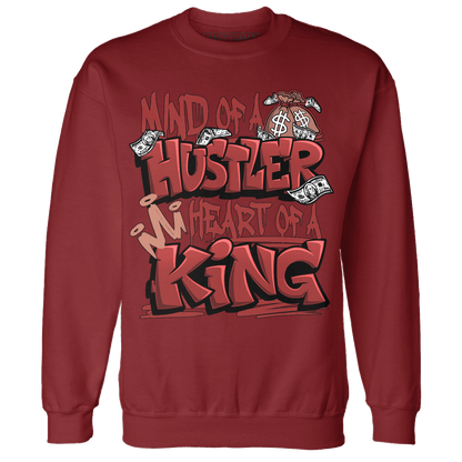 Dune Red 13s Sweatshirt Match Hustler Heart King - NastyJamz