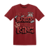Dune Red 13s T Shirt Match Hustler Heart King - NastyJamz