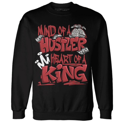 Black-Toe-Reimagined-Red-White-1s-NastyJamz-Sweatshirt-Match-Hustler-Heart-King